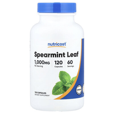 Nutricost, Spearmint Leaf, 120 Capsules (500 mg per Capsule) | iHerb