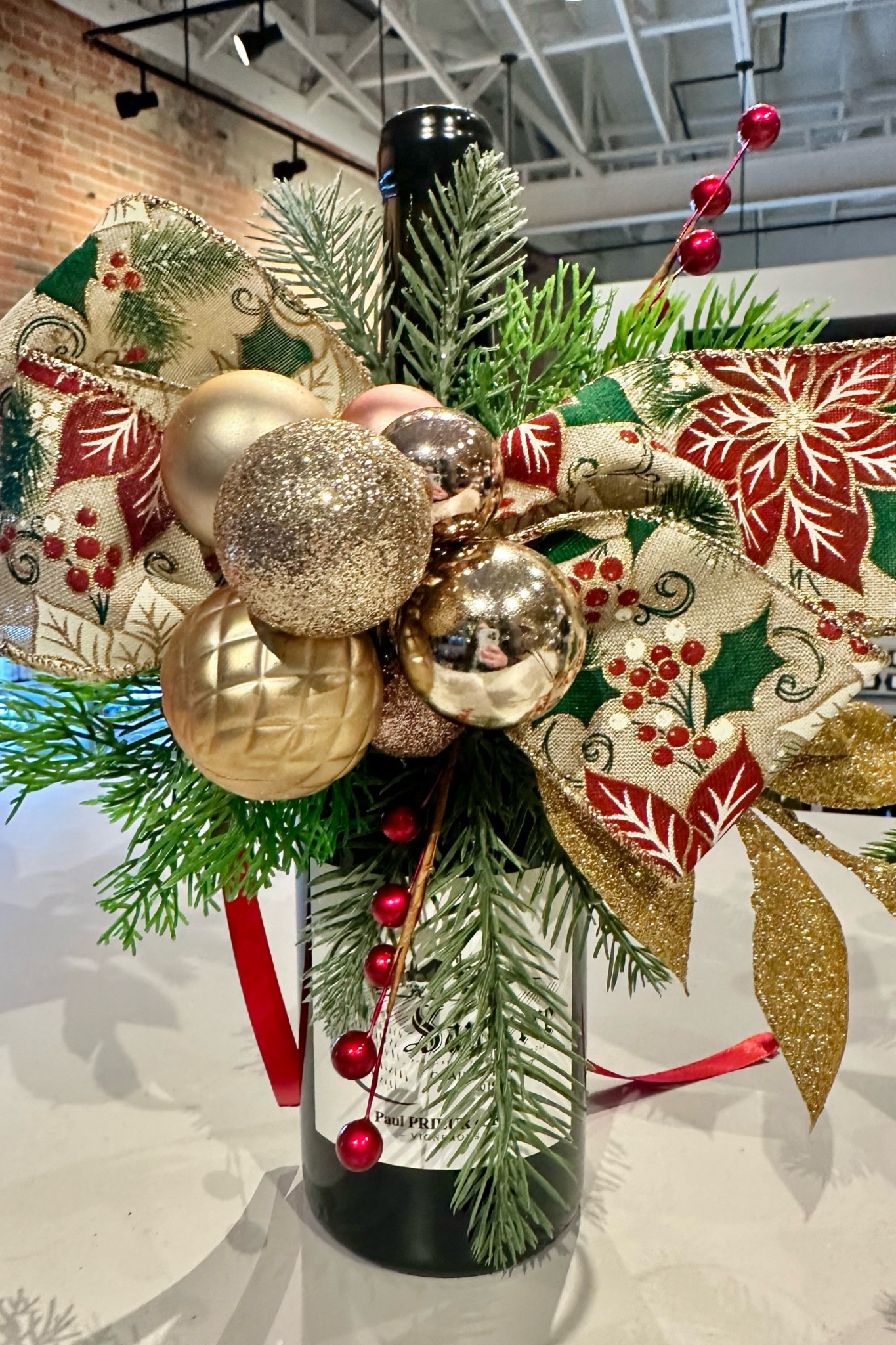 Cute way to decorate a wine bottle as a giftt

#LTKparties #LTKstyletip #LTKfindsunder50