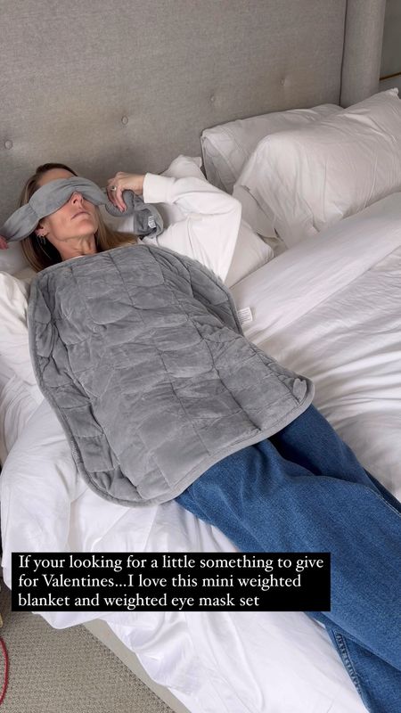 If you need some help when it comes time for relax, this mini weighted blanket and mask is a favorite of mine. I sleep with it at night too.  It’s the perfect little gift for Valentine’s Day or a great gift for mom.  You can buy them in a set or individually.

#GiftsForMom #Valentine’sDay #ValentineGifts #RelaxationGifts #SpaGiftsGifts #WeightedBlanket #eyemask

#LTKGiftGuide #LTKfamily #LTKhome