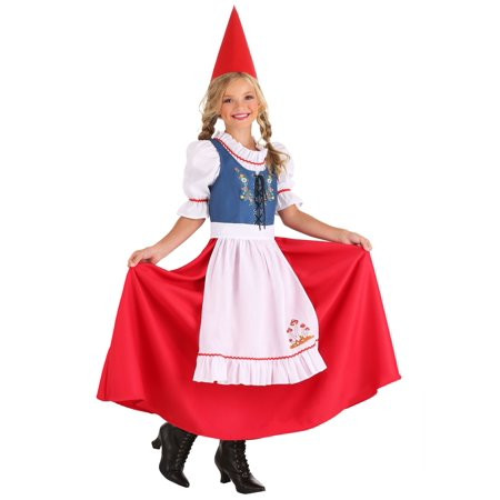Girl's Garden Gnome Costume | Walmart (US)