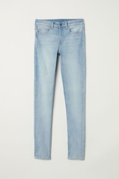 H & M - Super Skinny Regular Jeans - Blue | H&M (US + CA)