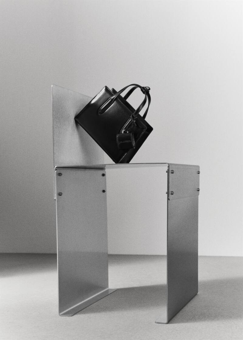 Saffiano-effect small shopper bag -  Women | Mango USA | MANGO (US)