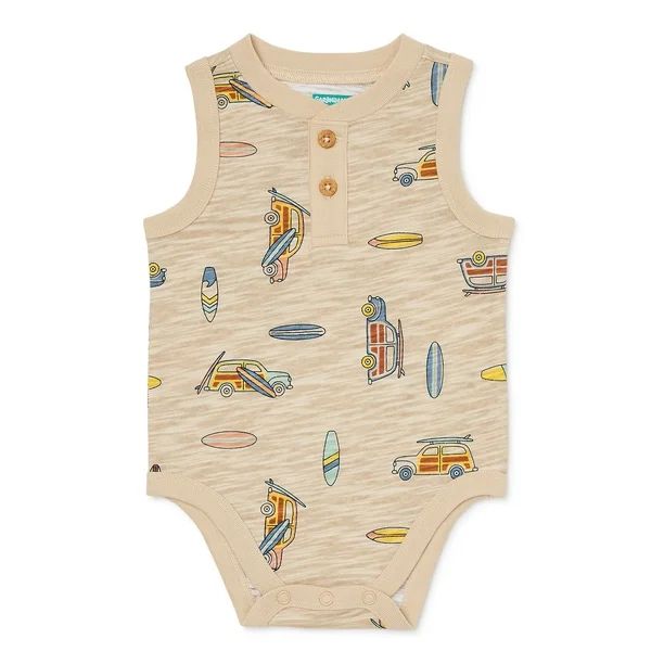 Garanimals Baby Boy Printed Tank Bodysuit, Sizes 0-24 Months | Walmart (US)