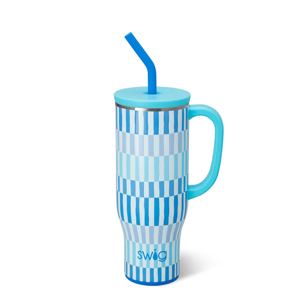Glacier Stripe Mega Mug 30oz | Swig Life