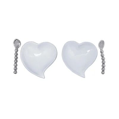 First Comes Love Heart Condiment Server Mariposa | Wayfair North America