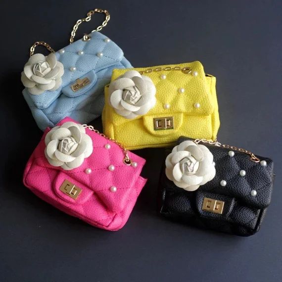 Premium Boutique Classy Flower Girls Purse. Little Girl Gift. - Etsy | Etsy (US)