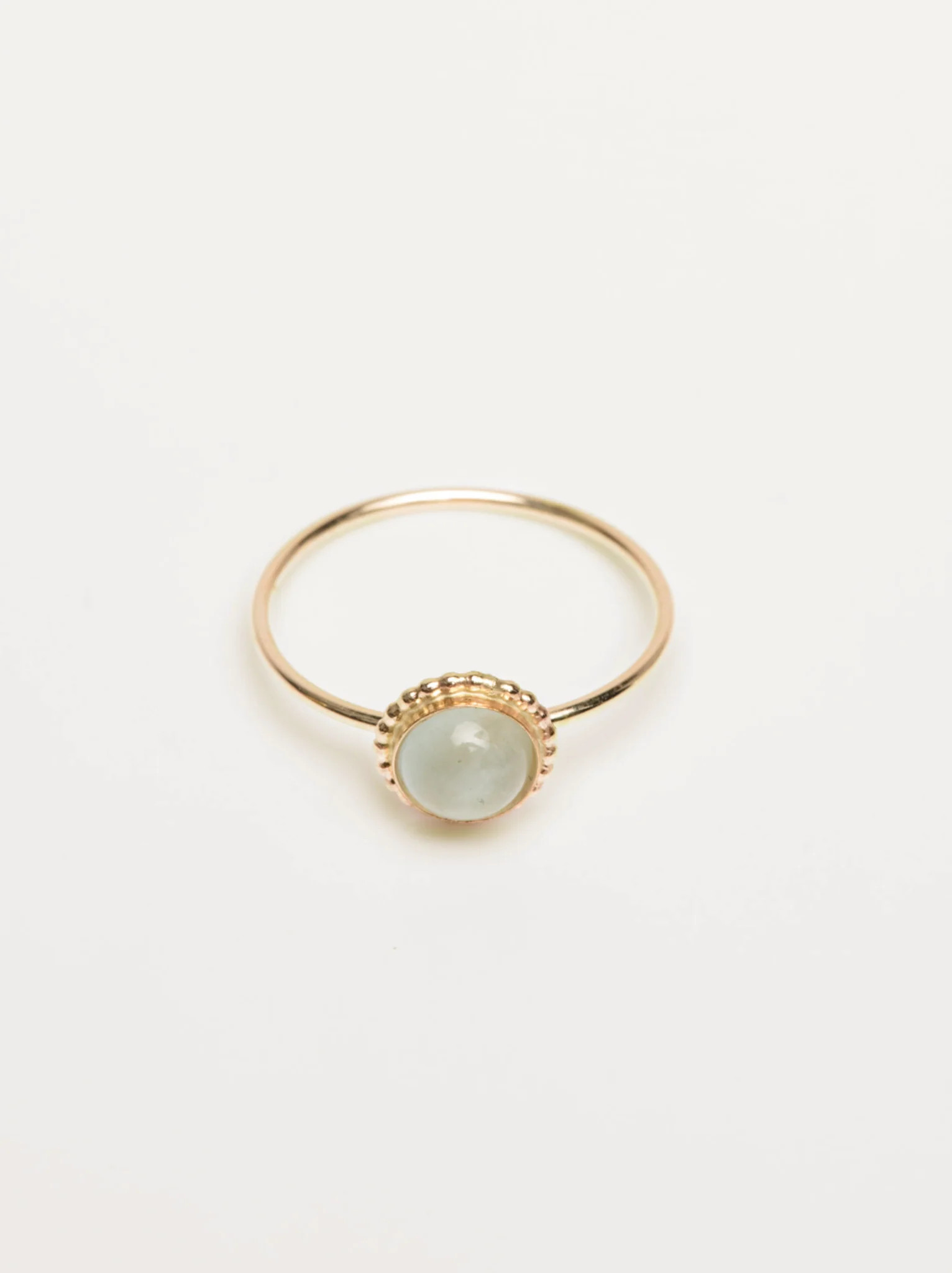 Aquamarine Halo Ring | ABLE Clothing