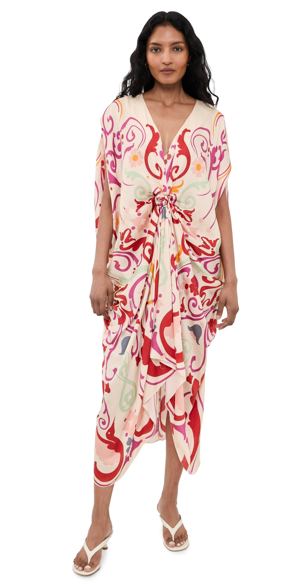 Carolina K Knot Caftan Fileteado XS/S | Shopbop