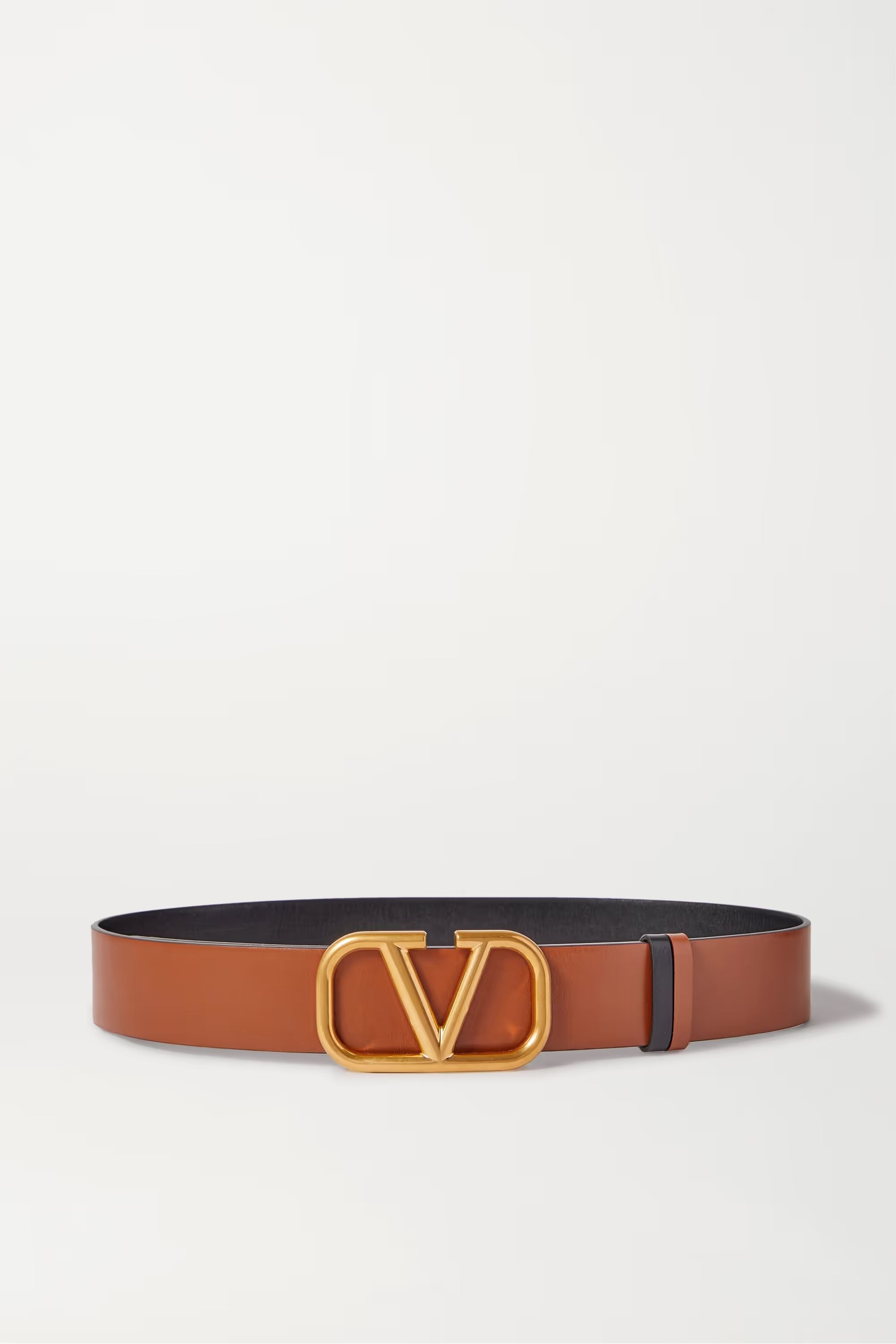 Valentino Garavani VLOGO reversible leather belt | NET-A-PORTER (UK & EU)