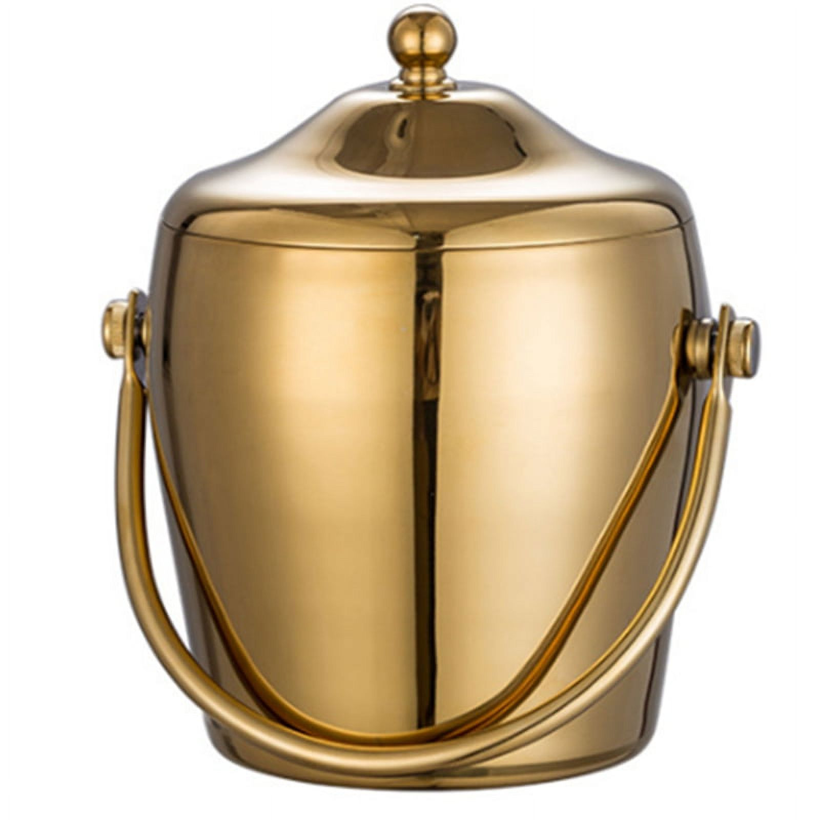 KTV Bar Utensils Ice Bucket, Double Layers Stainless Steel Ice Bucket,Champagne Bucket, Wine Beer... | Walmart (US)