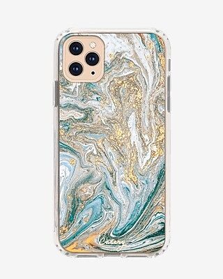 Casery Blue & Gold Marble Iphone Case Blue Women's 11 iPhone | Express