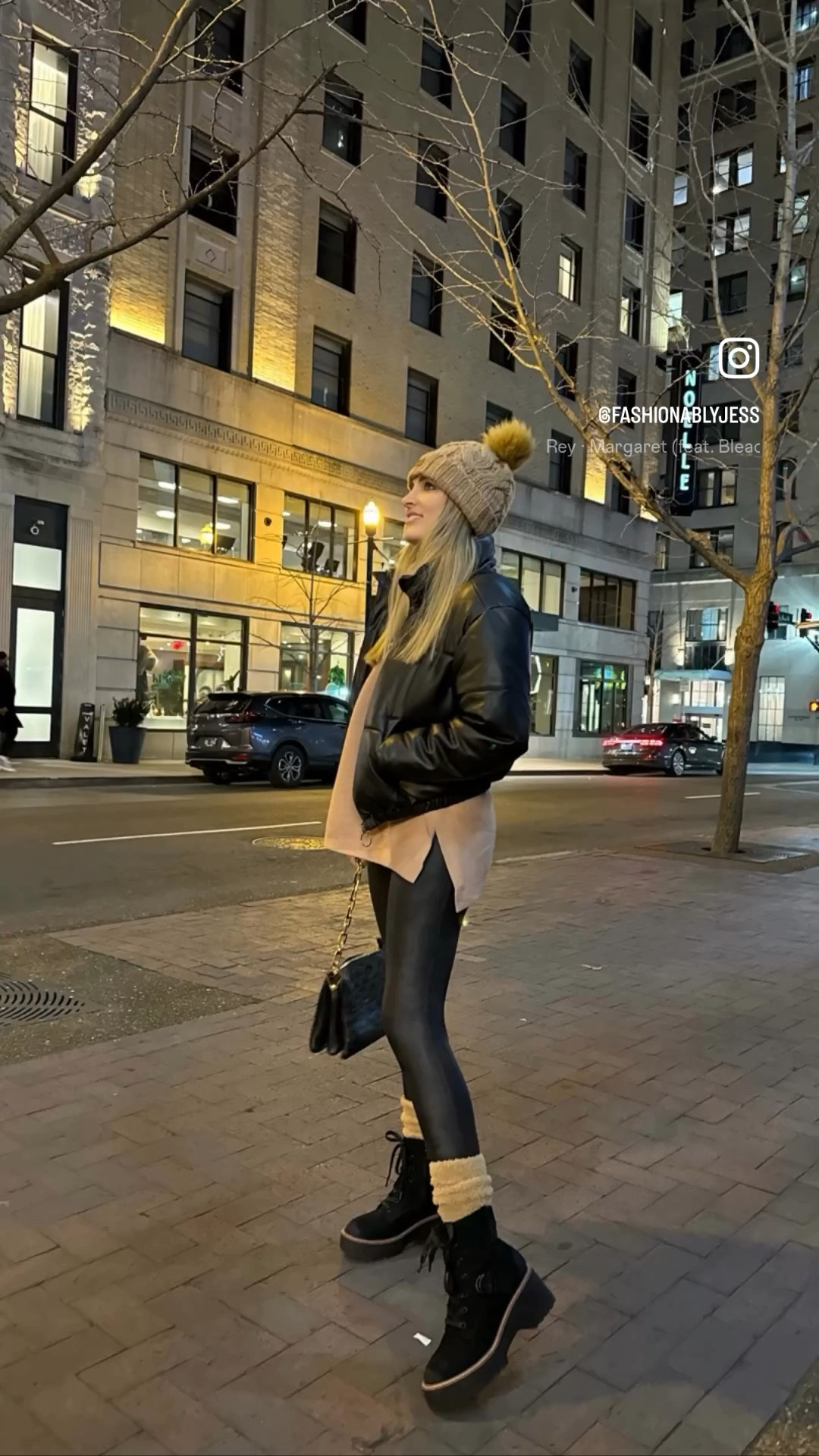 Cozy Amazon sweater and Spanx fleece lined leggings. Love my new puffer under $75! 

#LTKfindsunder100 #LTKover40 #LTKsalealert