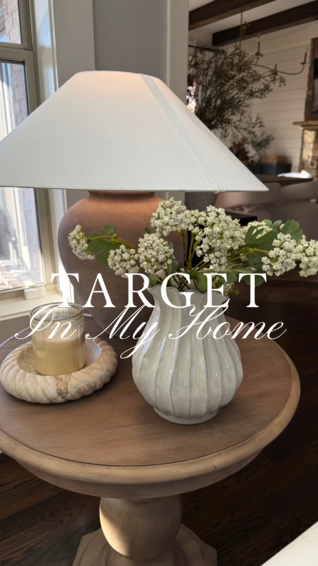 POV: Every time someone asks where my home decor is from… the answer is usually Target 🤍
I’m sharing all of my favorite Target home decor styled throughout my home—from my scalloped marble bowl and PB-inspired wicker baskets to gorgeous faux stems, twisted taper candles, cozy textured throws, storage boxes, handled vases, framed artwork, and more.

These are the pieces I use again and again when styling shelves, coffee tables, and little corners around my home because they’re affordable, timeless, and so easy to layer with seasonal decor.

✨ Follow along for more seasonal decor finds + simple styling tips

#targethome
#targetdecor
#targetfinds
#targetstyle
#homedecorinspo
#styledhome
#neutralhome
#cozyhomevibes
#affordablehomedecor
#homefinds
#homeinspiration
#homestyling
#decorinspo
#interiorinspo
#ltkhome
#shelfstyling
#coffeetablestyling
#modernneutral

#LTKSeasonal #LTKHome