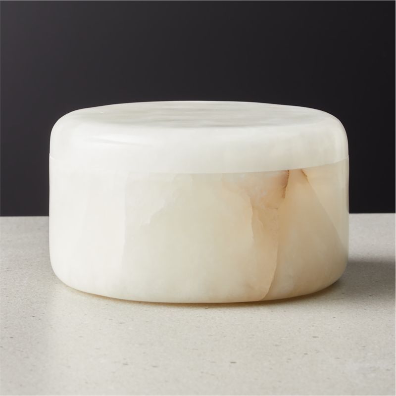 Alabaster Candle Bowl + Reviews | CB2 | CB2