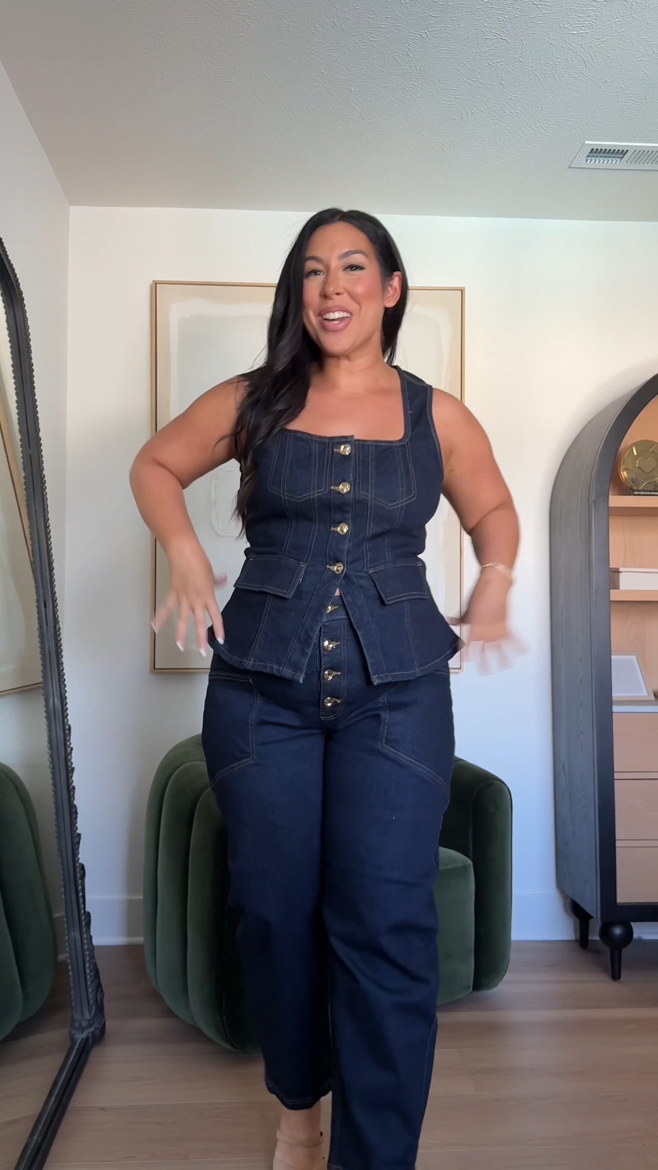 Are we loving the head to toe dark wash denim? I've been seeing this trend a lot and it's such a fun take on the Canadian tuxedo! Size XL, 16

walmart finds, walmart fashion, affordable fall outfits, mid size fall outfit ideas, mid size jeans, matching set, affordable fall outfit ideas 

 #LTKxWalmart #LTKootd #LTKMidsize