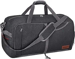 Canway 65L Travel Duffel Bag, Foldable Weekender Bag with Shoes Compartment for Men Women Water-p... | Amazon (US)