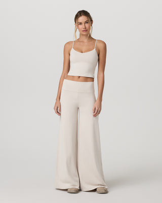 Vuori Halo Easy Wideleg Pants - Shorts | Ecru Heather | Large | Vuori Clothing (US & Canada)