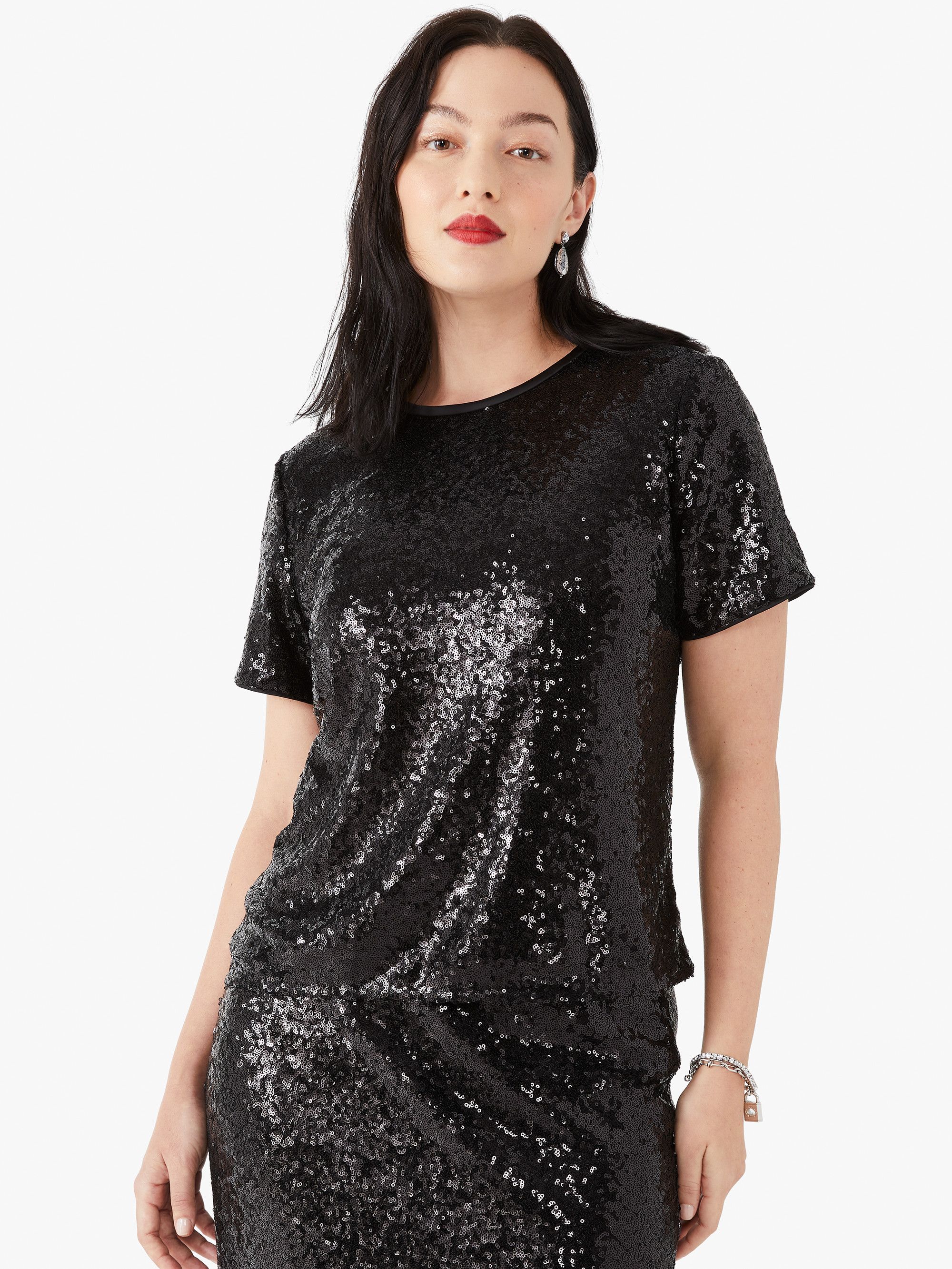 sequin bow-back top | Kate Spade (US)