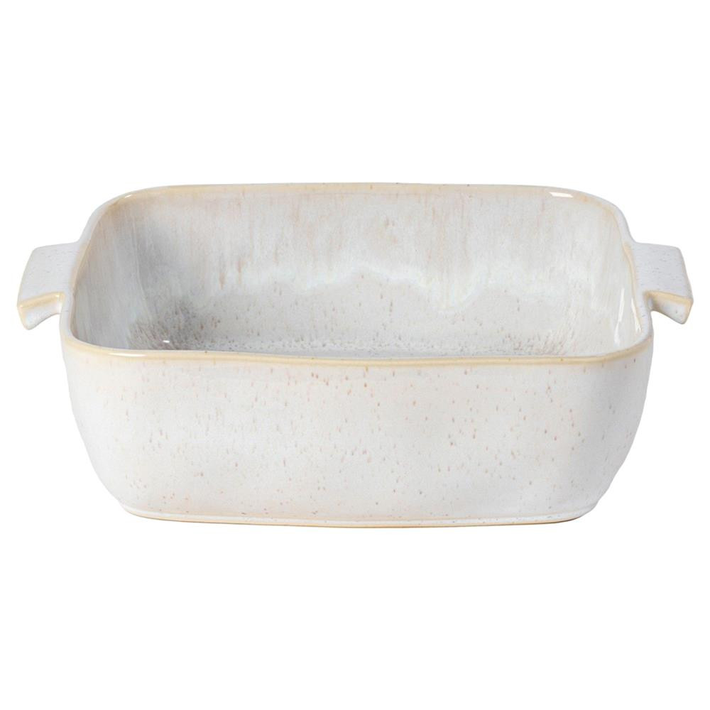 Casafina Eivissa Coastal Beach Beige Stoneware Square Baking Dish | Kathy Kuo Home
