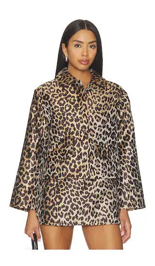 Tate Jacket in Leopard | Revolve Clothing (Global)