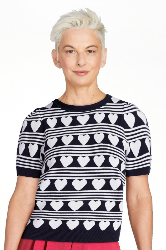 Free Assembly Women's and Women's Plus Cozy Yarn Shrunken Sweater Tee with Short Sleeves, Solid &... | Walmart (US)