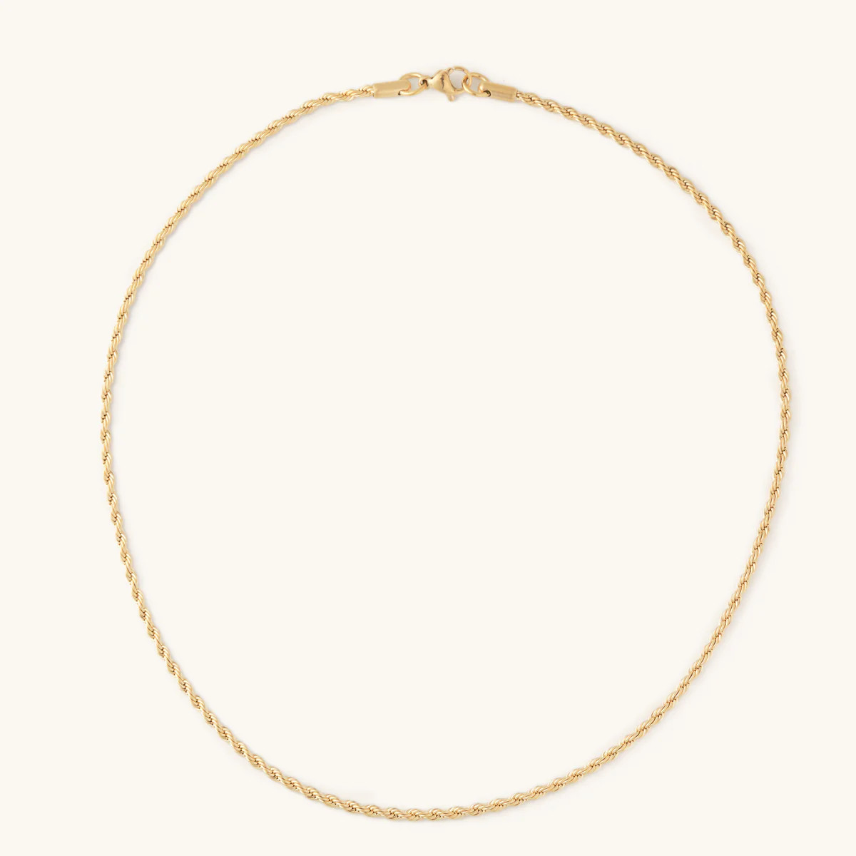 Skinny Golden Rope Necklace | Nikki Smith Designs