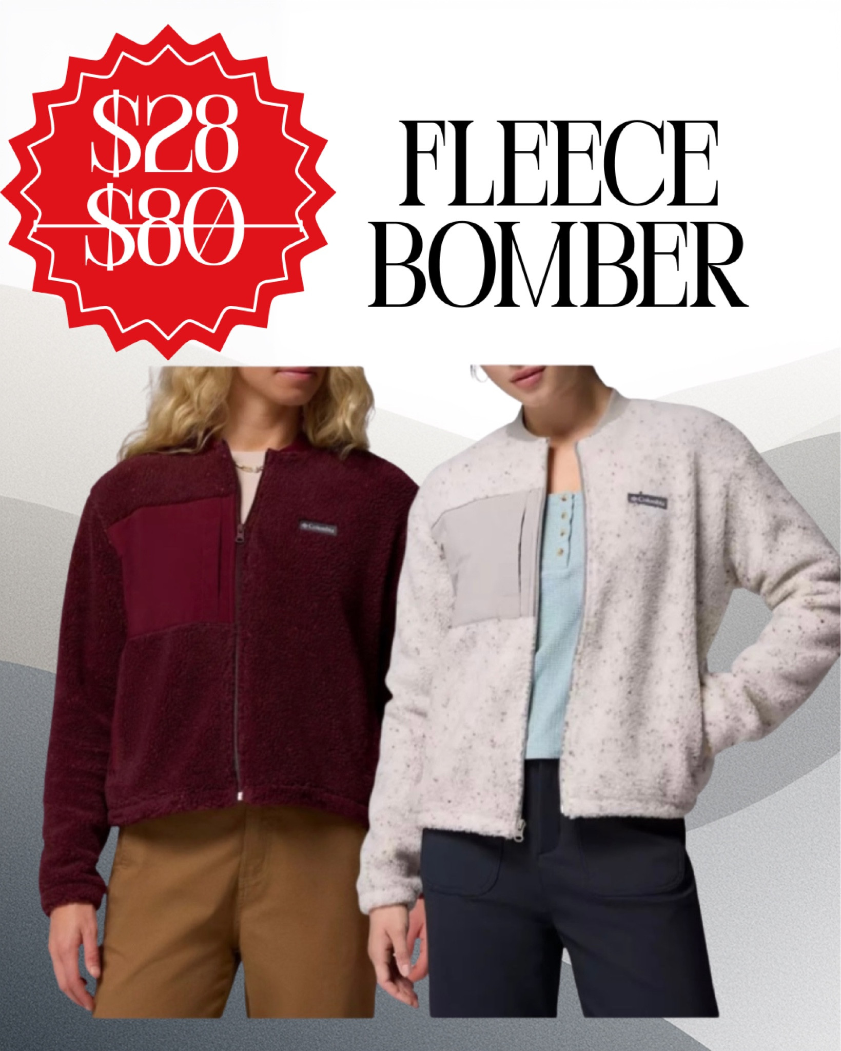 Women's Columbia fleece bomber 

#LTKSaleAlert