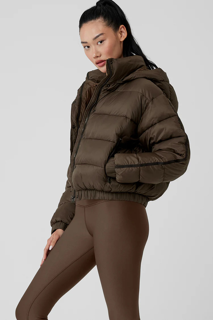 Aspen Love Puffer Jacket - Black | Alo Yoga (US)