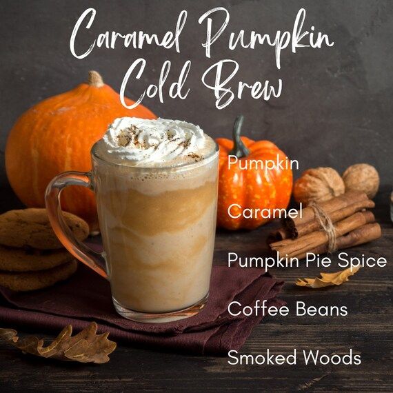 Caramel Pumpkin Cold Brew | Scented Wax Melt | 3 oz | Fall Fragrance | Etsy (US)