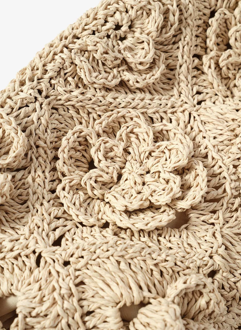 Lila Cream Crochet Clutch Bag | Mint Velvet - UK