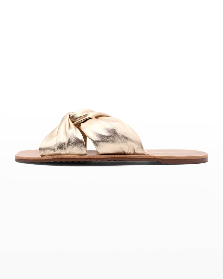 KAANAS Belem Crossover Knot Sandals | Neiman Marcus