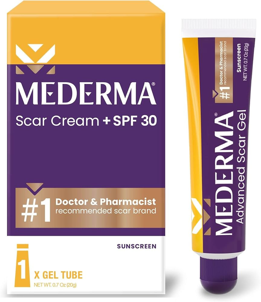 Mederma Advanced Scar Cream Plus SPF 30, 0.7 Ounce, 20 grams | Amazon (US)