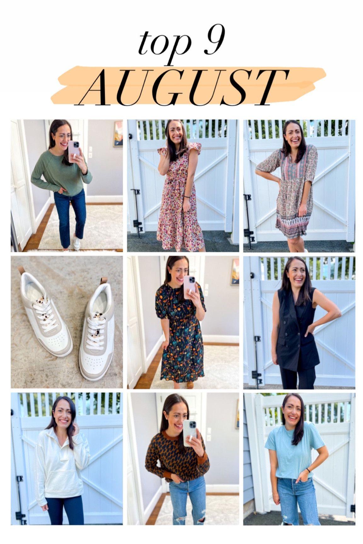 Top 9 bestsellers of august 