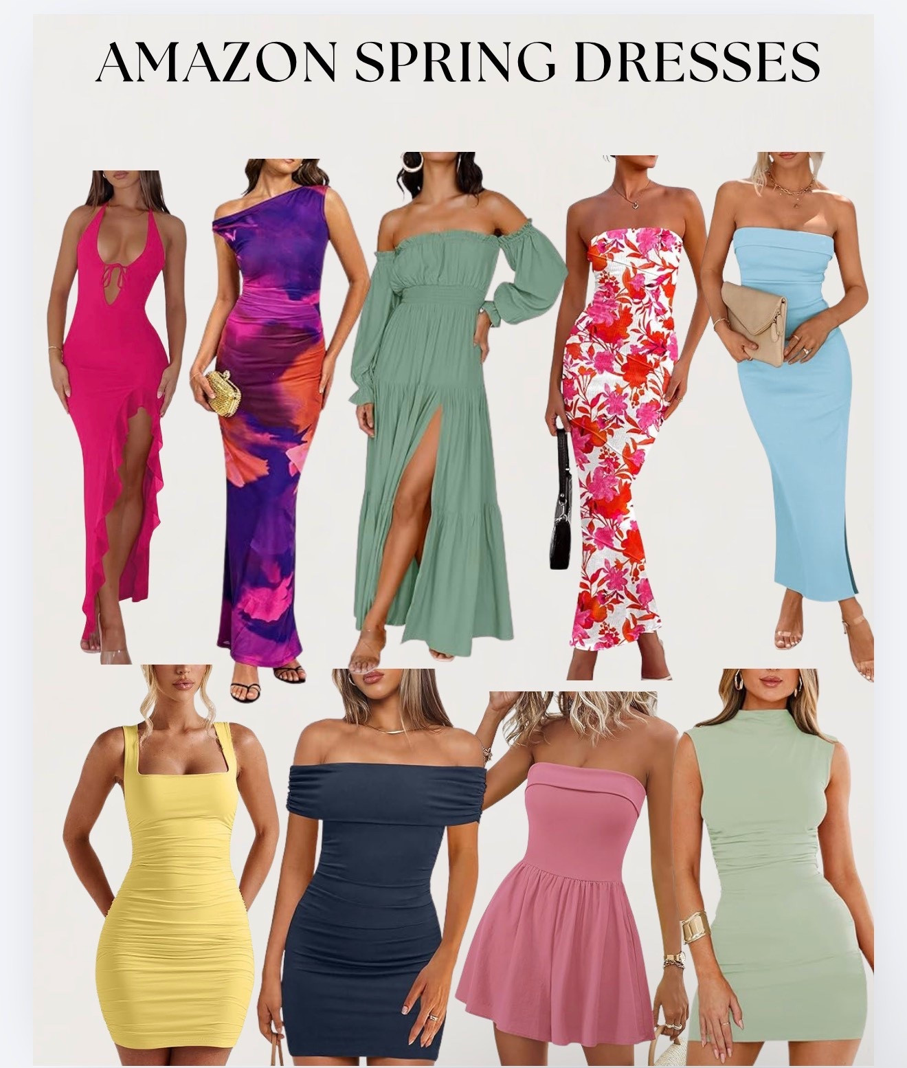 My fav spring dresses 

#amazonspring #springdresses

#LTKootd #LTKTravel #LTKSaleAlert
