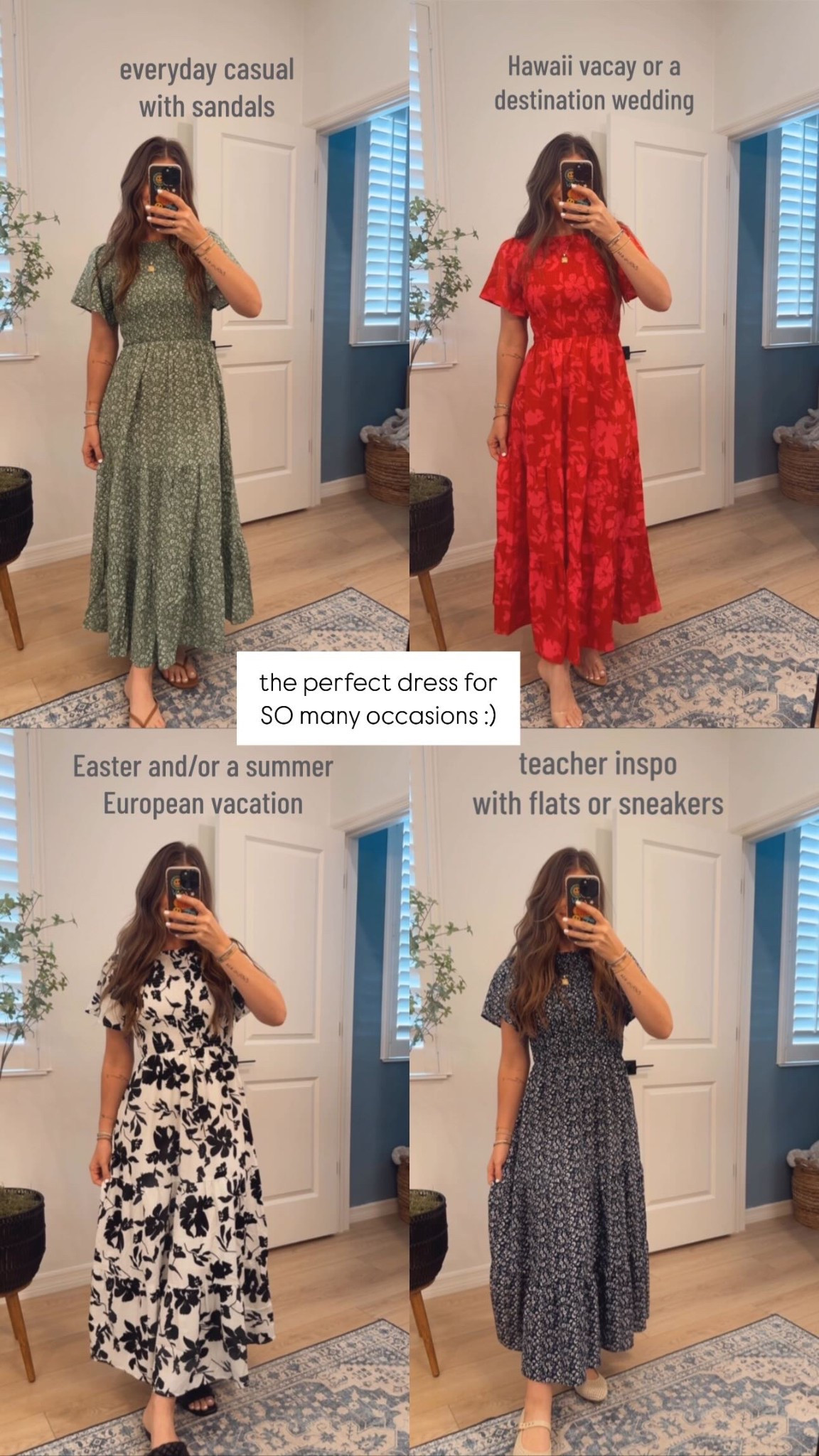 the perfect dress for 
SO many occasions :)
Size small true to size

Spring fashion
Vacation outfit
Teacher outfit
Teacher style
Workwear
Business casual 
