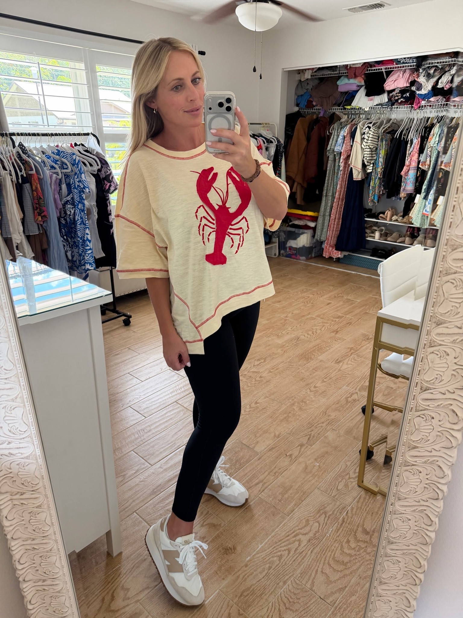 Summer outfit. Wearing XL in leggings and top

#LTKootd #LTKMidsize #LTKSeasonal