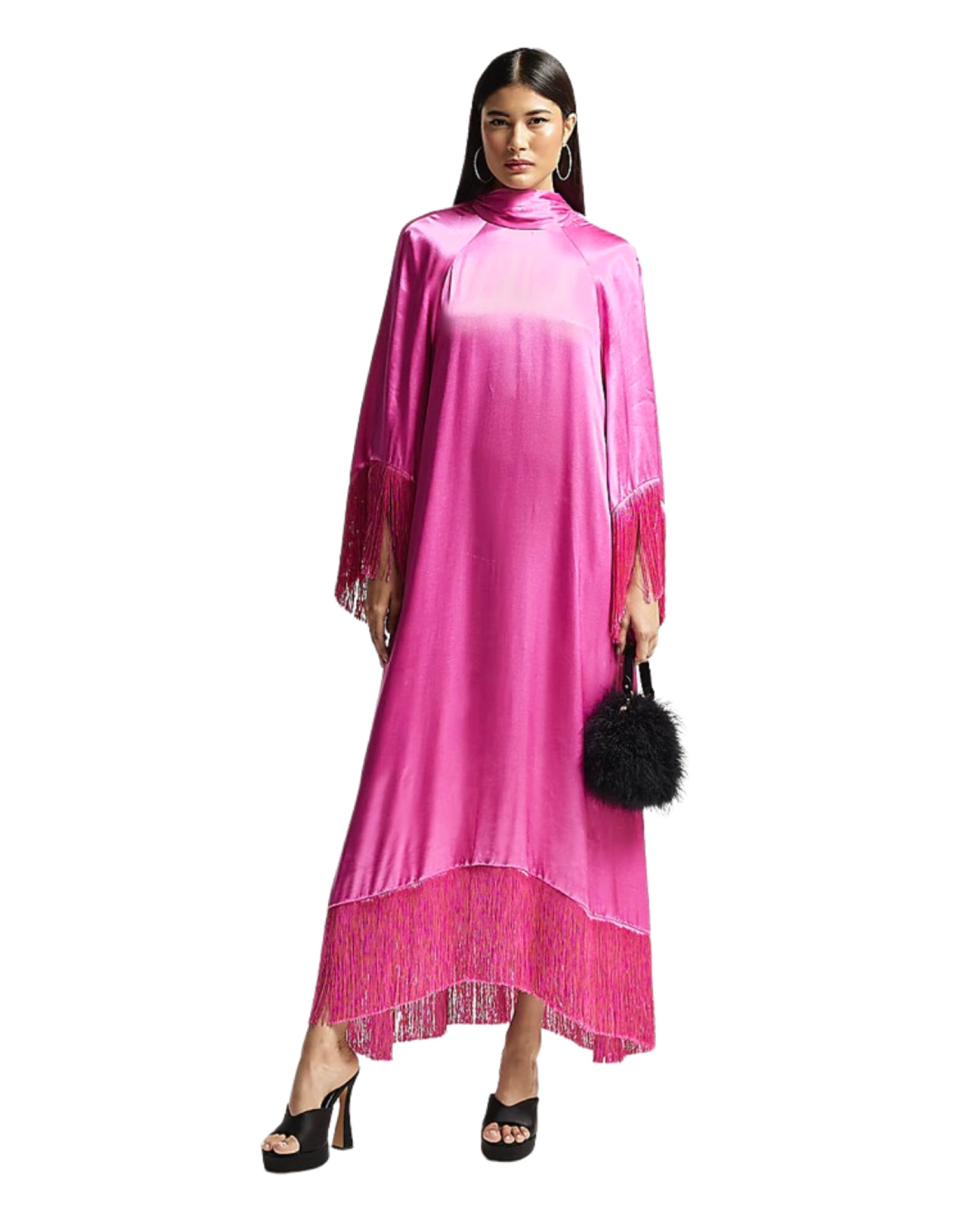 This Satin Fringe Dress 😍 & under $125 #LTKHoliday #LTKstyletip #LTKSeasonal

#LTKSeasonal #LTKstyletip #LTKHoliday