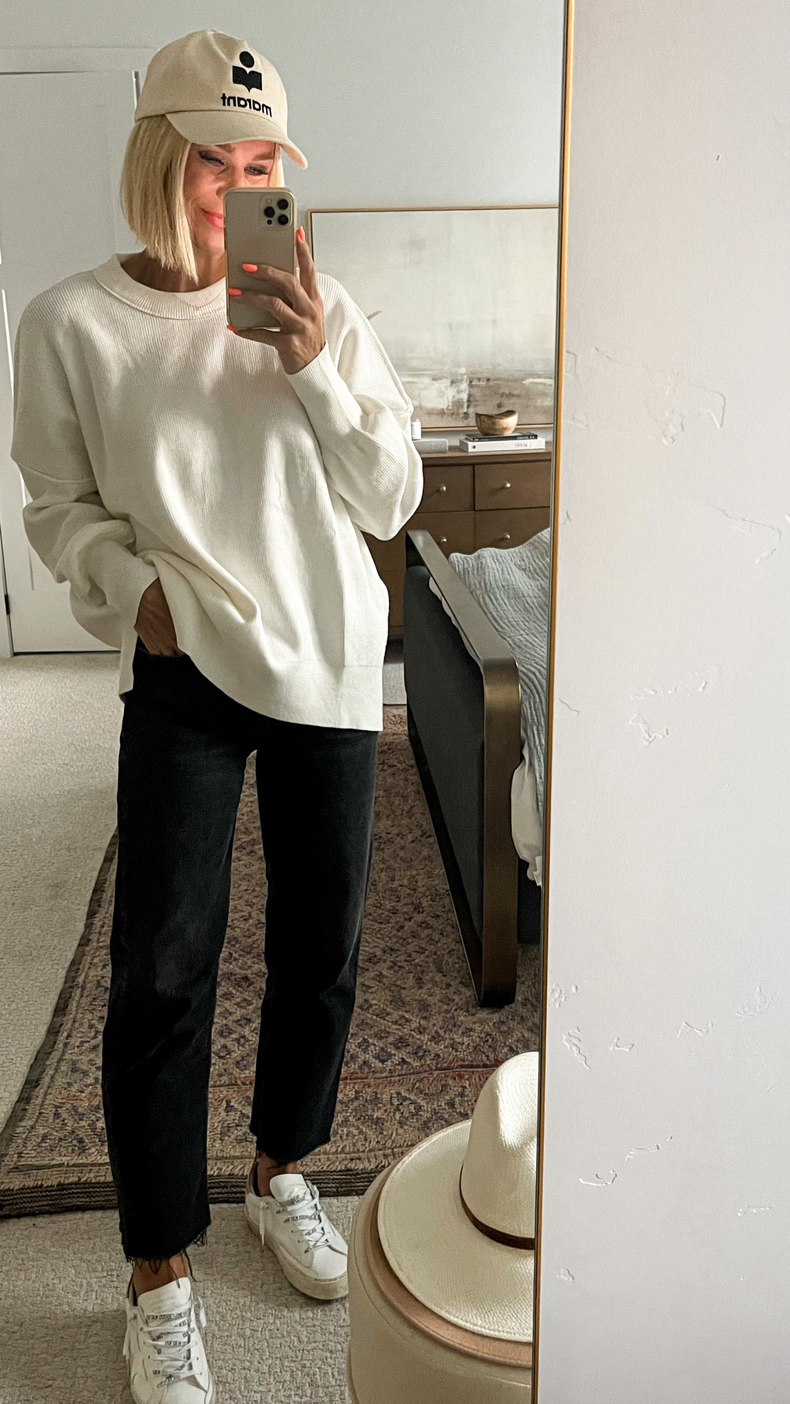 Amazon sweater inspired by the Free People Easy Street style. REALLY good quality & on sale for $36. 
Wearing size M, I think a small would work too. 
Fave non-distressed black jeans. 
Wearing 27, run TTS


#LTKfindsunder50 #LTKSeasonal #LTKover40