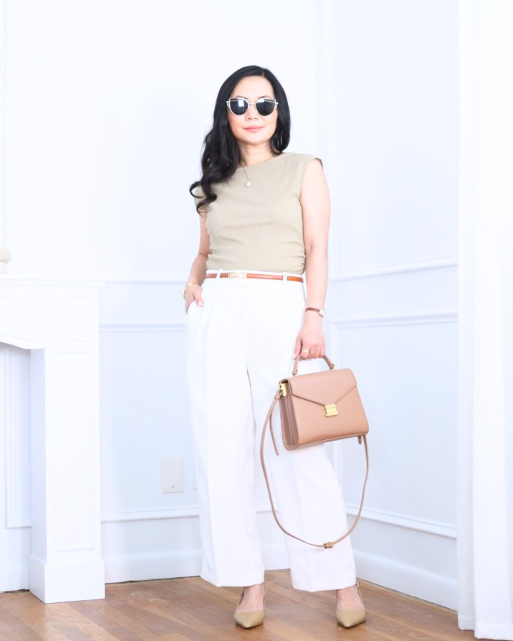 Ruched top from Banana Republic Factory paired with pants from Aritzia — flattering, polished, and effortlessly put together for an easy elevated look. I’m 5’2, wearing size XS.

#LTKootd #LTKOver40 #LTKPetite