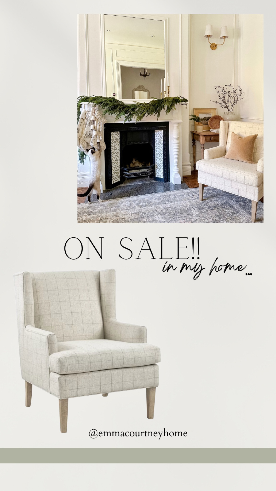 Our favourite armchair is on sale right now! Windowpane pattern with linen look fabric. Super comfy! 

#LTKsalealert #LTKhome #LTKCyberweek