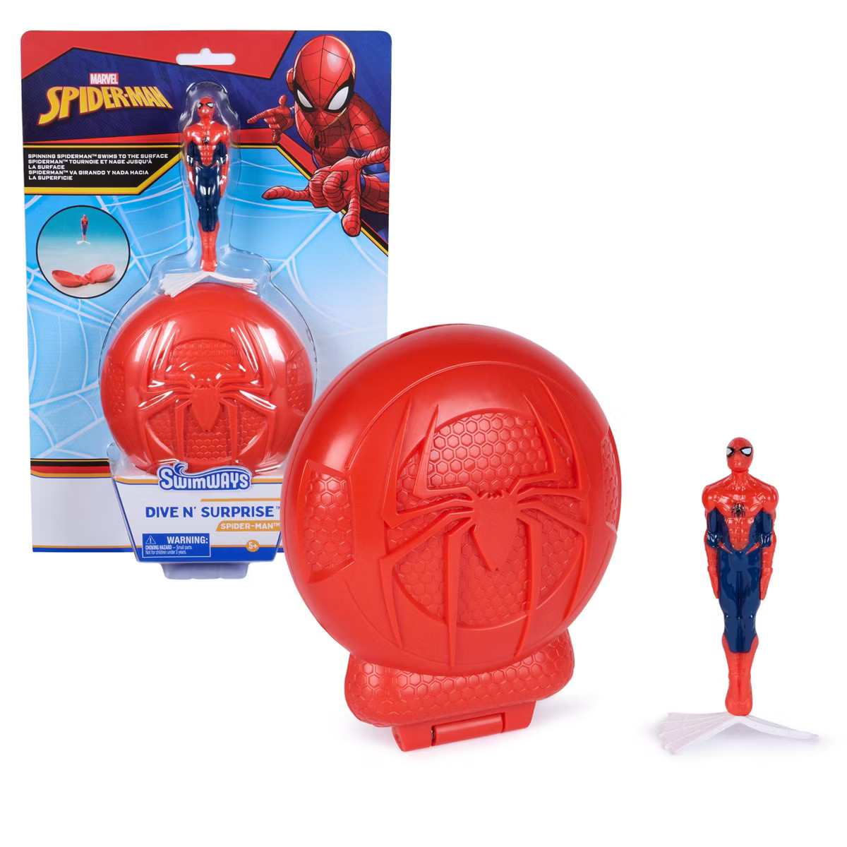 Spider-Man Dive N Surprise Toy: Disney Water Games & Recreational Set for Ages 5+ | Target