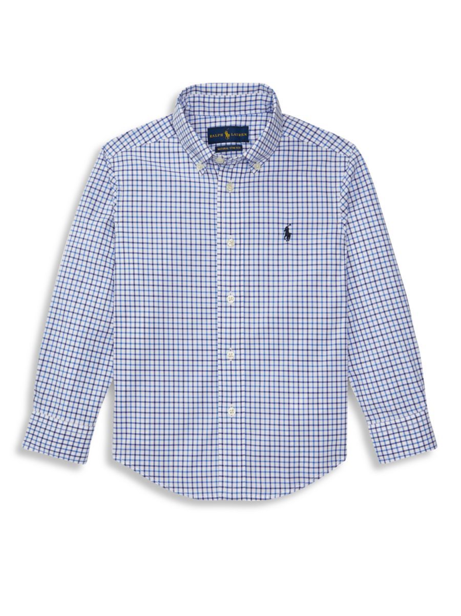 Little Boy's Plaid Button-Down Shirt | Saks Fifth Avenue