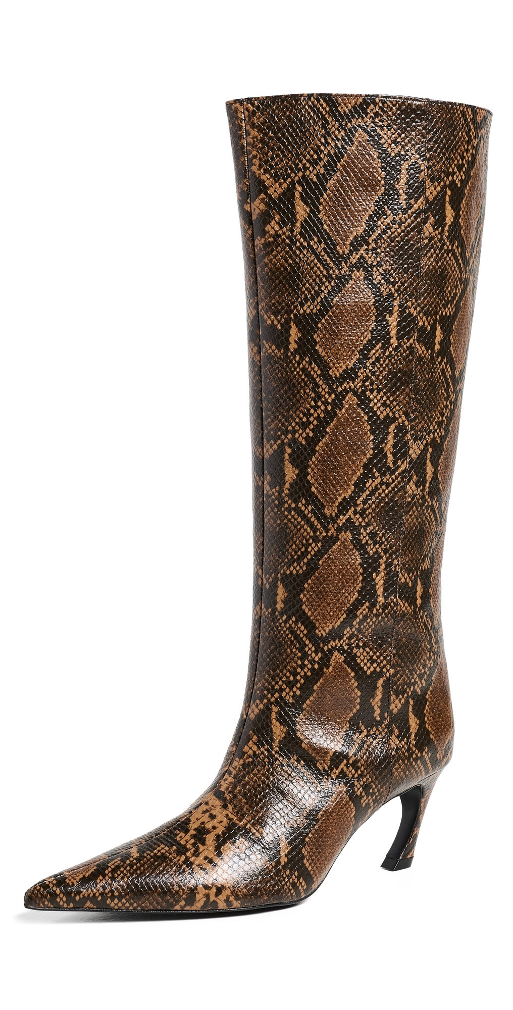 Schutz Lexi Mid Boots Pecan Brown 8 | Shopbop