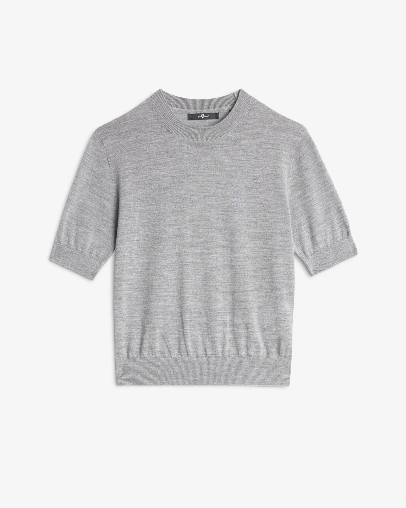 Wool Short Sleeve Sweater | 7 For All Mankind