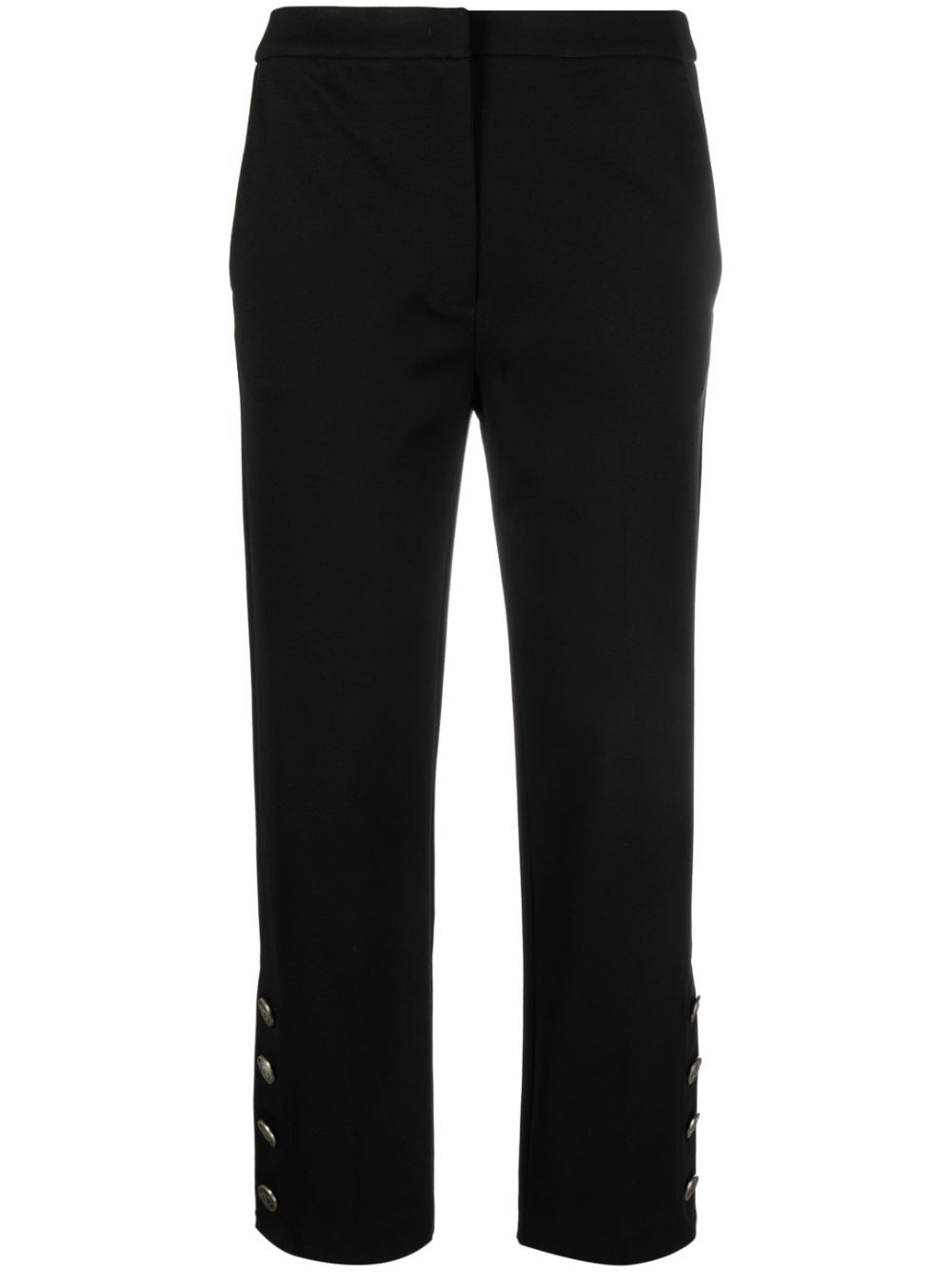 TWINSET logo-buttons Cropped Trousers - Farfetch | Farfetch Global