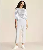 Petite Lou & Grey Wanderweave Straight Leg Pants | LOFT