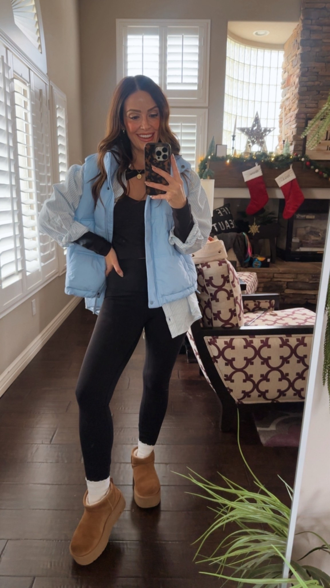 Obsessed with making a boyfriend button up casual💙


Casual | athleisure | comfy | cozy | puffer vest | button up boyfriend shirt | Uggs 

#LTKdayinmylife #LTKootd #LTKOver40