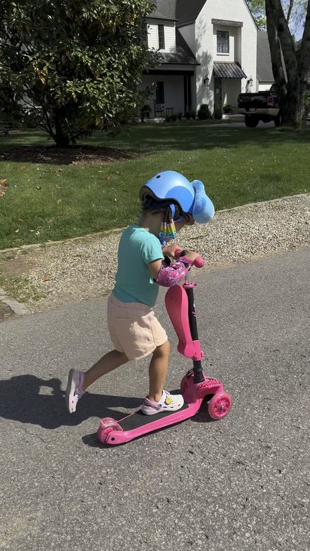 The best toddler scooter with a seat. Blue clues helmet is too cute. Brooklyns unicorn helmet is a favorite for our girls as well.  

#LTKfamily #LTKsalealert #LTKkids