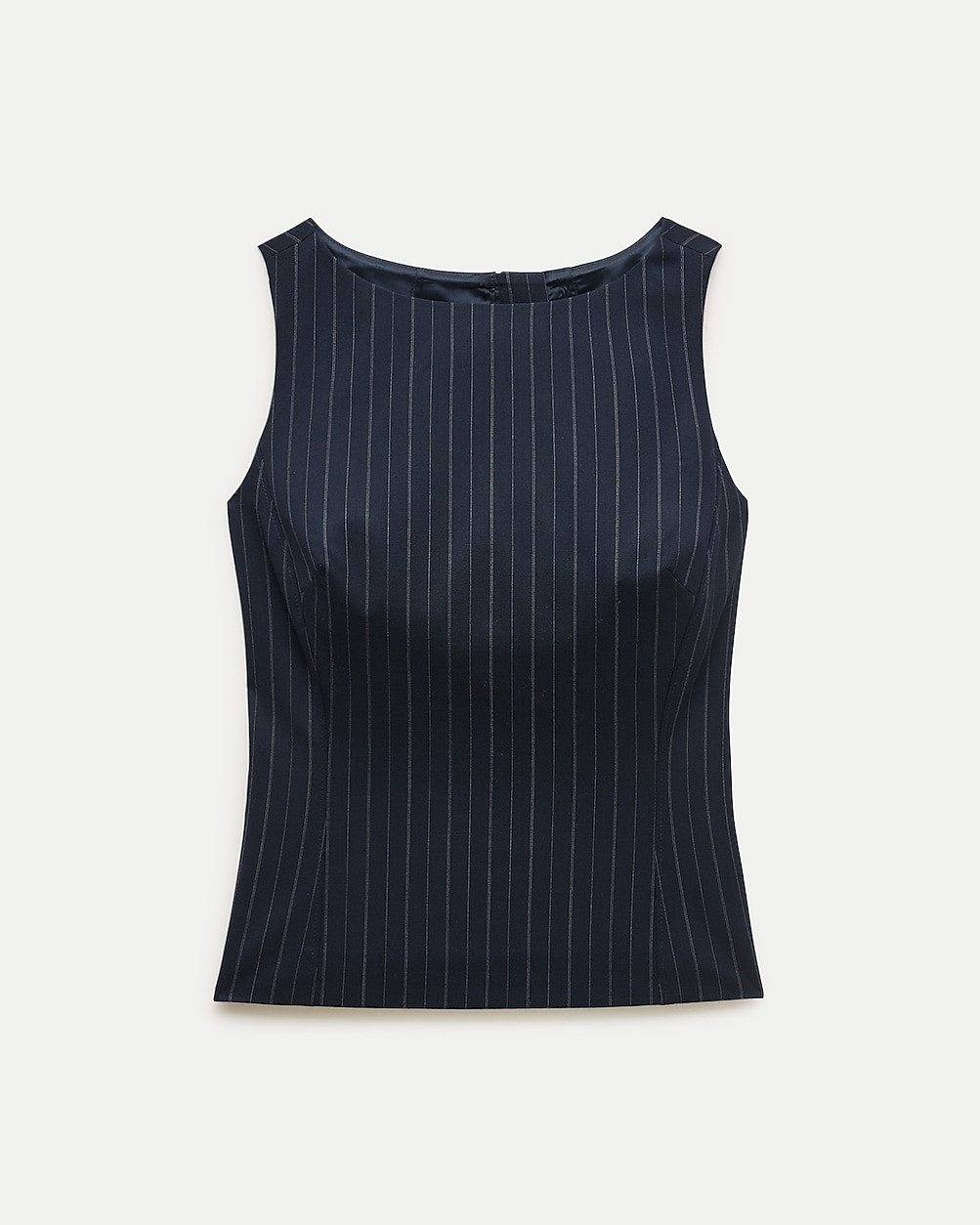 Shell top in striped lightspun wool blend | J. Crew US