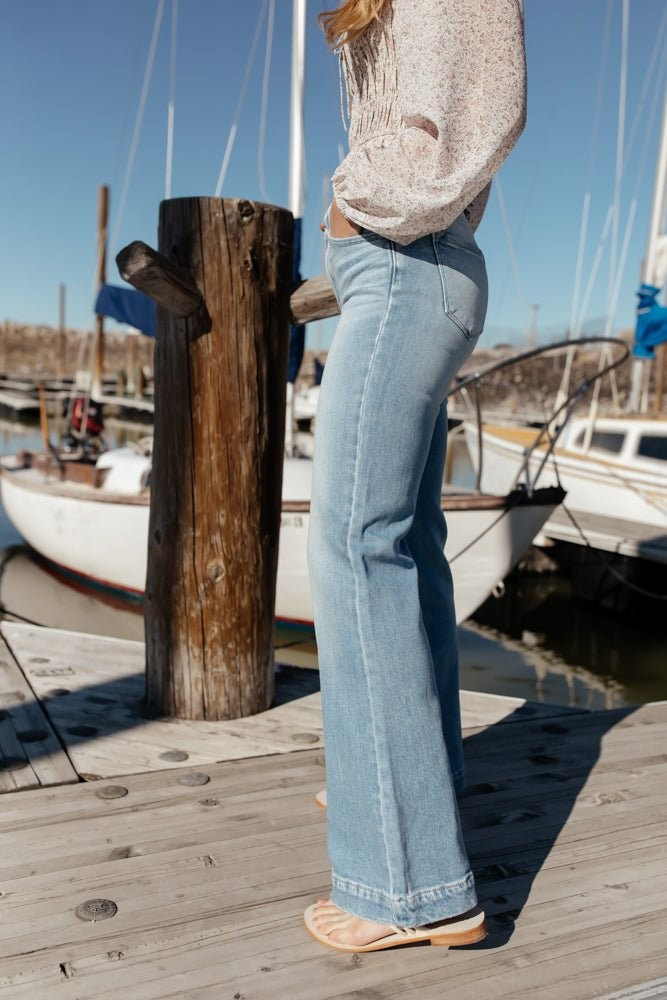 KanCan Kenna Wide Leg Jeans - böhme | Böhme US